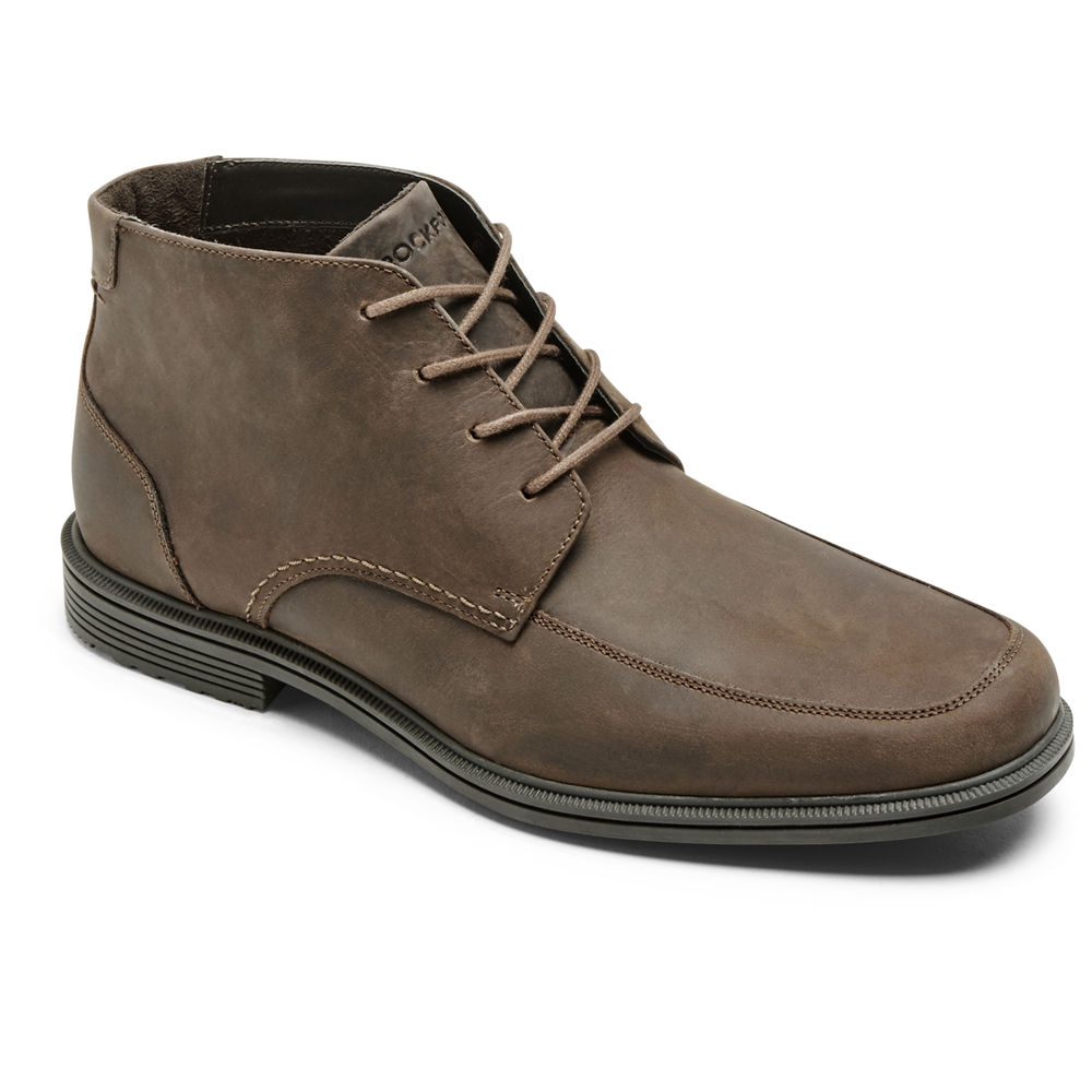 Rockport Mens Taylor Waterproof Chukka - Boots Brown - AHL528473